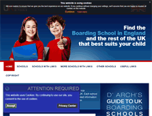 Tablet Screenshot of boarding-schools.com